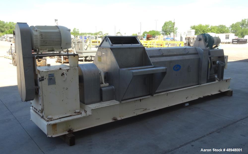 Used Rietz / Bepex S-Press Continuous Horizontal Screw Press, Model RSP-16-K2,