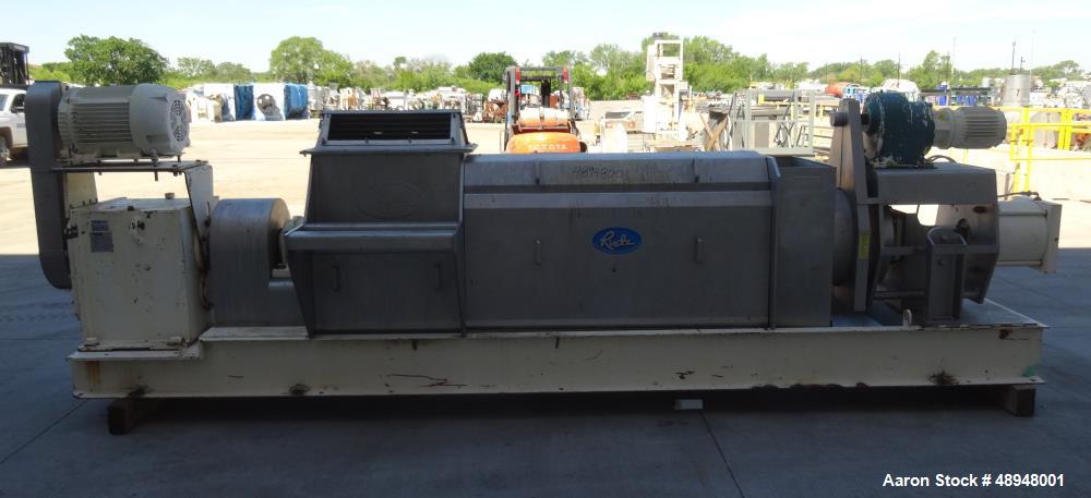 Used Rietz / Bepex S-Press Continuous Horizontal Screw Press, Model RSP-16-K2,