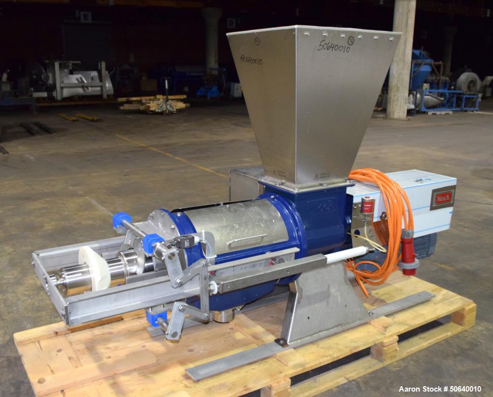 Used Nock Maschinenbau GmbH Industrial Dewatering Screw Press Separator