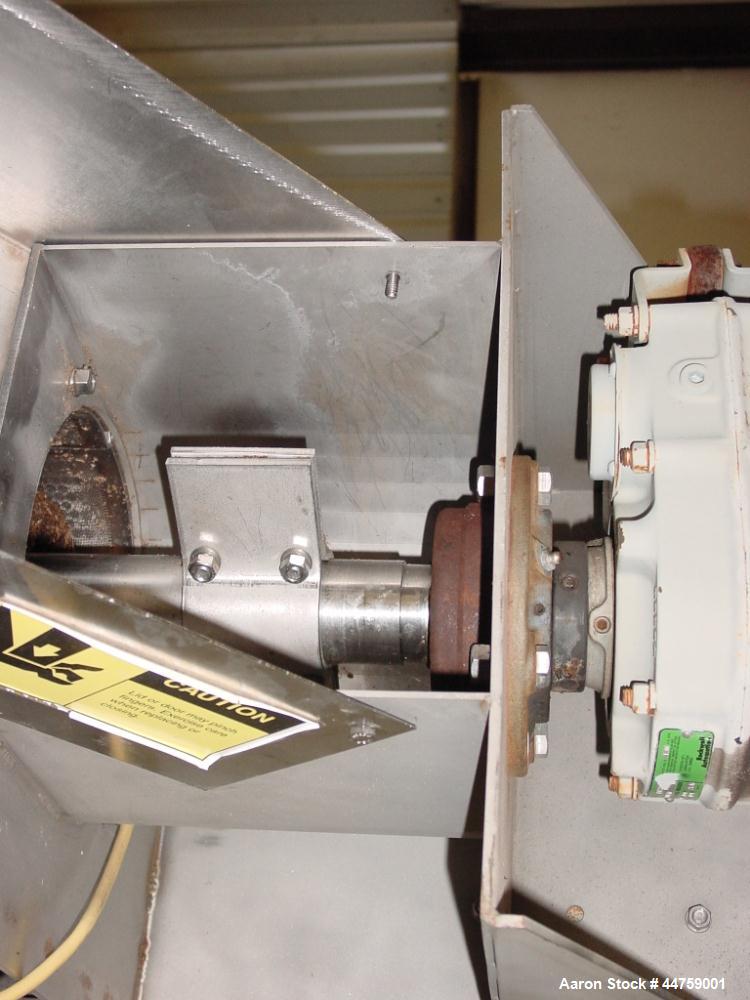 Used Somat Dewatering Screw Press, Model 1-PB-9SC-SKD