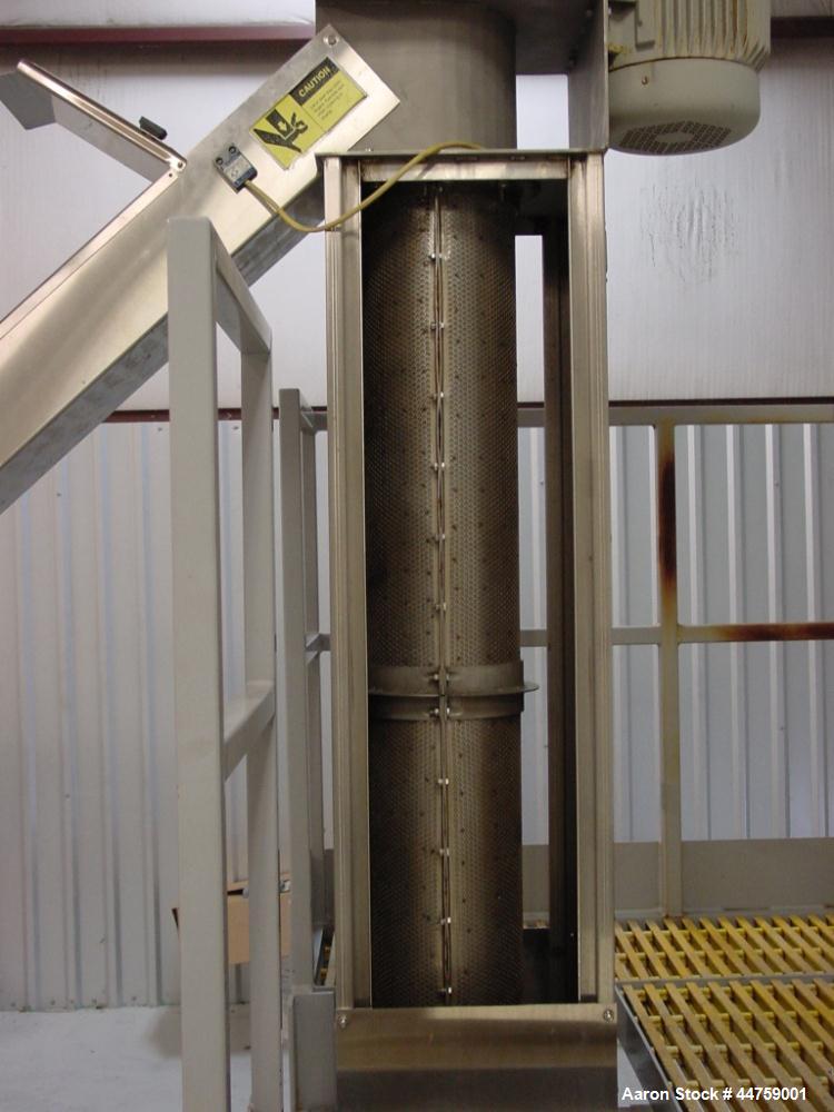 Used Somat Dewatering Screw Press, Model 1-PB-9SC-SKD