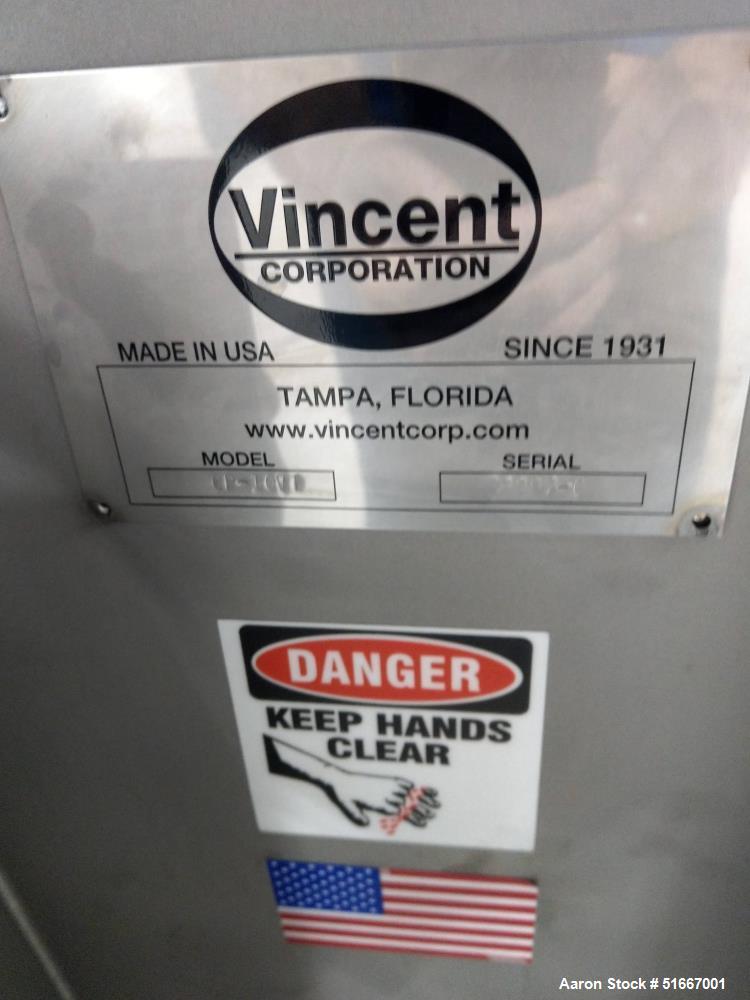 Unused - Vincent Corporation Screw Press