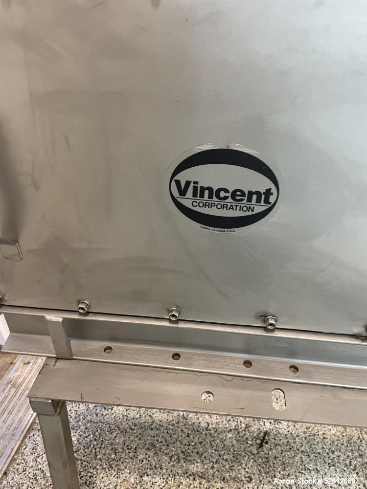 Used Vincent Corporation Compact Screw Press. Model CP-4-VT