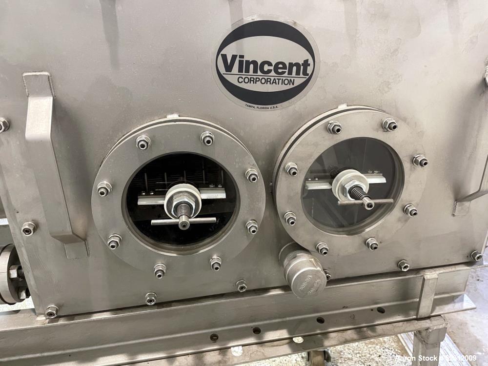 Used Vincent Corporation Compact Screw Press. Model CP-4-VT