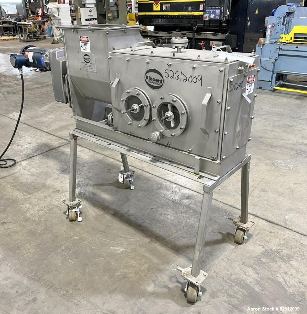 Used Vincent Corporation Compact Screw Press. Model CP-4-VT