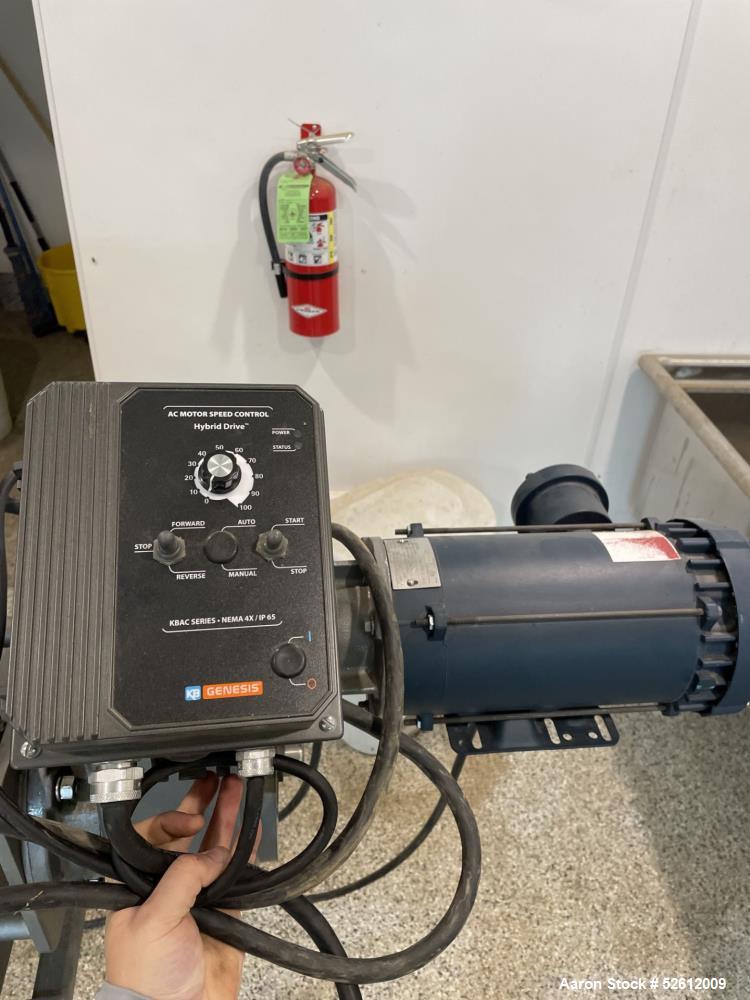 Used Vincent Corporation Compact Screw Press. Model CP-4-VT