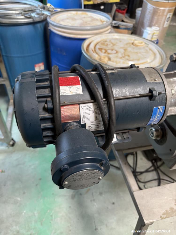 Used Vincent CP-6-VT Vapor-Tight Screw Press | 304 Stainless Steel | 350 lb/hr Dry Basis