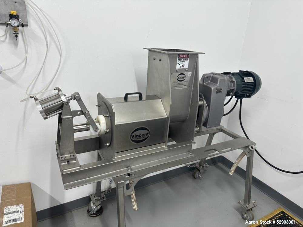 Used Vincent Lab Screw Press