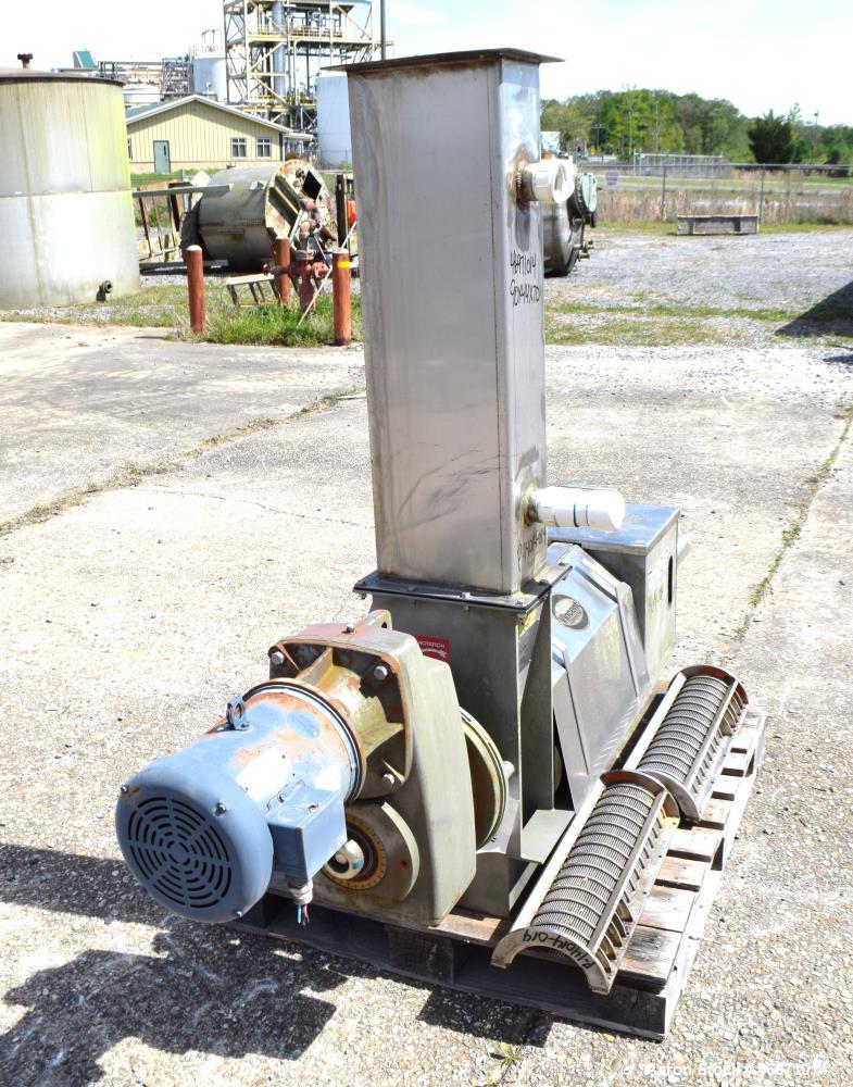 Used Vincent Corporation CP Horizontal Screw Press, Model CP-6, Stainless Steel