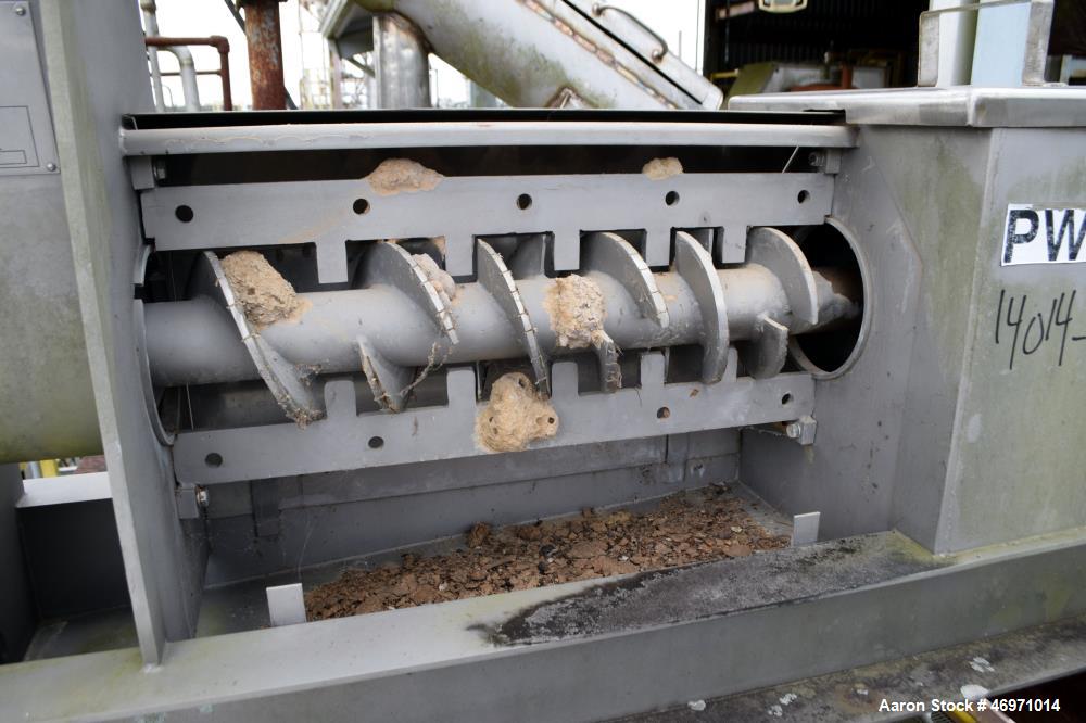 Used Vincent Corporation CP Horizontal Screw Press, Model CP-6, Stainless Steel