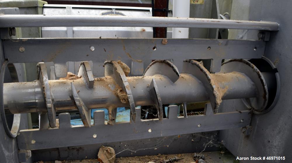 Used Vincent Corporation CP Horizontal Screw Press, Model CP-6, Stainless Steel