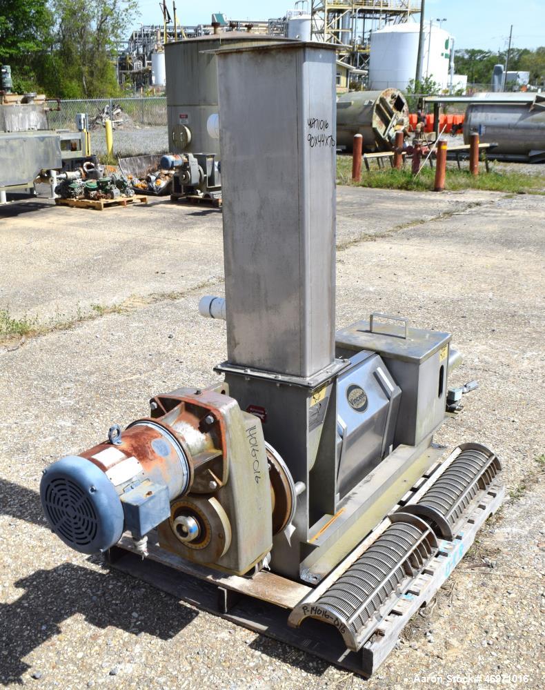 Used Vincent Corporation CP Horizontal Screw Press, Model CP-6, Stainless Steel