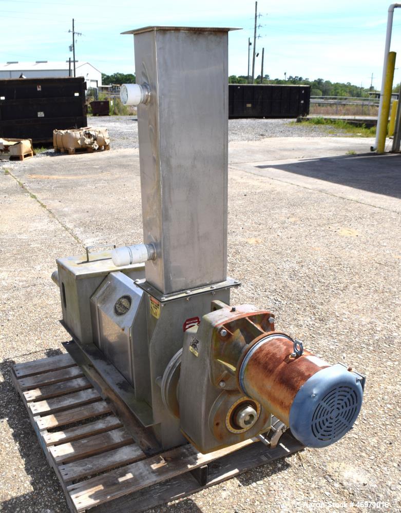Used Vincent Corporation CP Horizontal Screw Press, Model CP-6, Stainless Steel