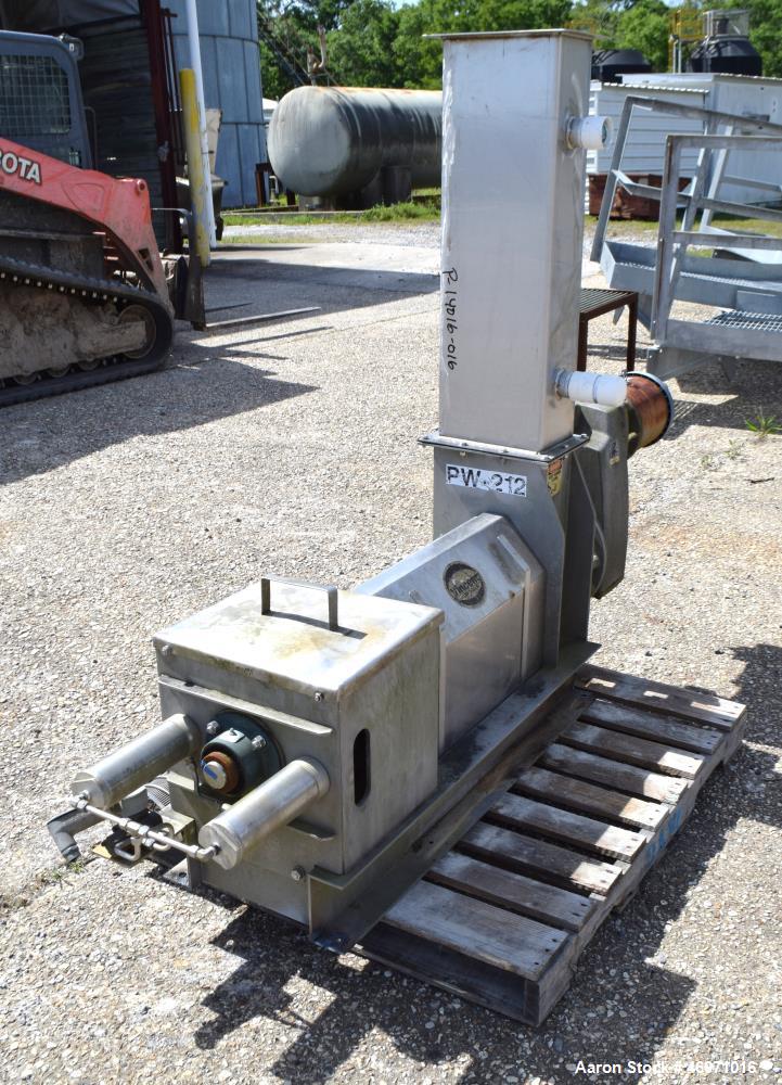 Used Vincent Corporation CP Horizontal Screw Press, Model CP-6, Stainless Steel