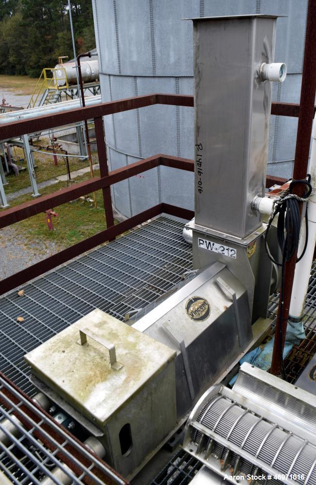 Used Vincent Corporation CP Horizontal Screw Press, Model CP-6, Stainless Steel