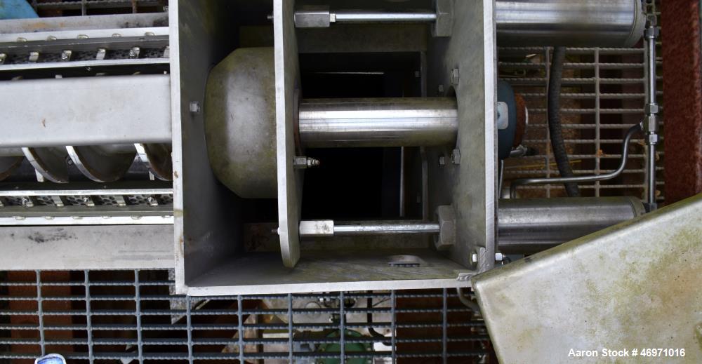 Used Vincent Corporation CP Horizontal Screw Press, Model CP-6, Stainless Steel