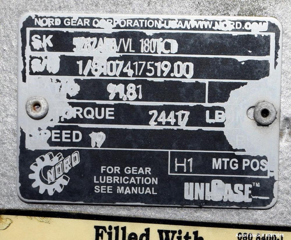Used Vincent Corporation CP Horizontal Screw Press, Model CP-6, Stainless Steel