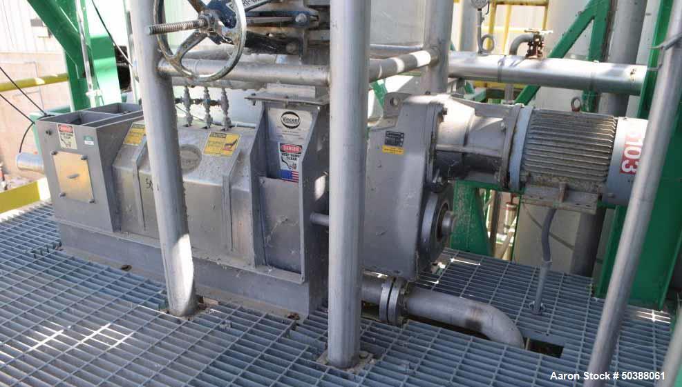 Used Vincent Corporation CP Model CP-6 Horizontal Screw Press.