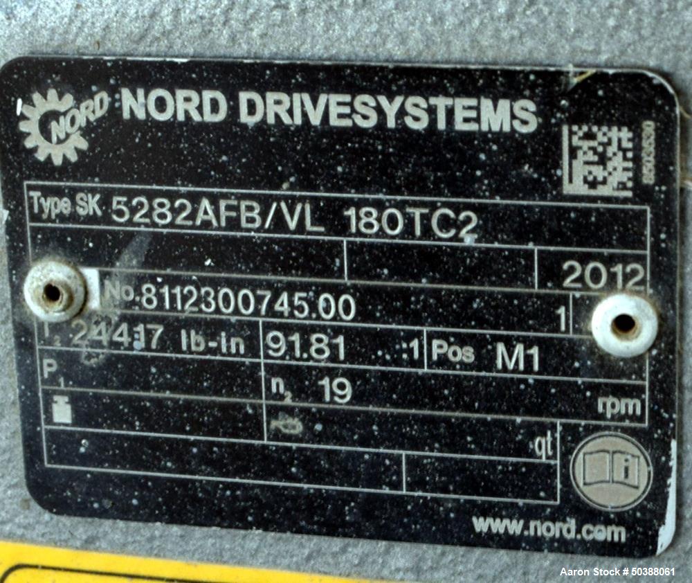 Used Vincent Corporation CP Model CP-6 Horizontal Screw Press.