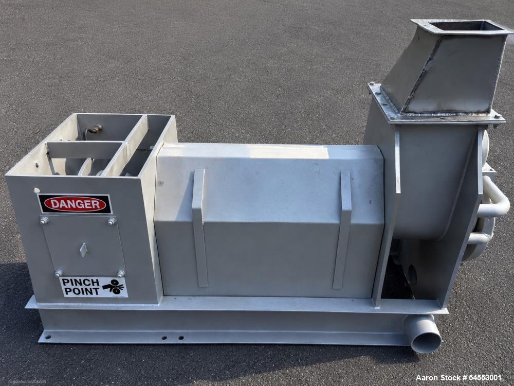 Used Vincent CP-6 Horizontal Screw Press – 6" Diameter Dewatering Press with 5 HP Drive, Refurbished Available