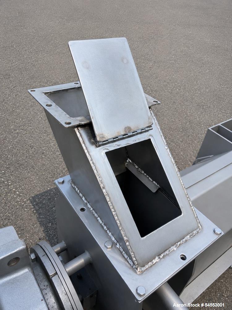 Used Vincent CP-6 Horizontal Screw Press – 6" Diameter Dewatering Press with 5 HP Drive, Refurbished Available