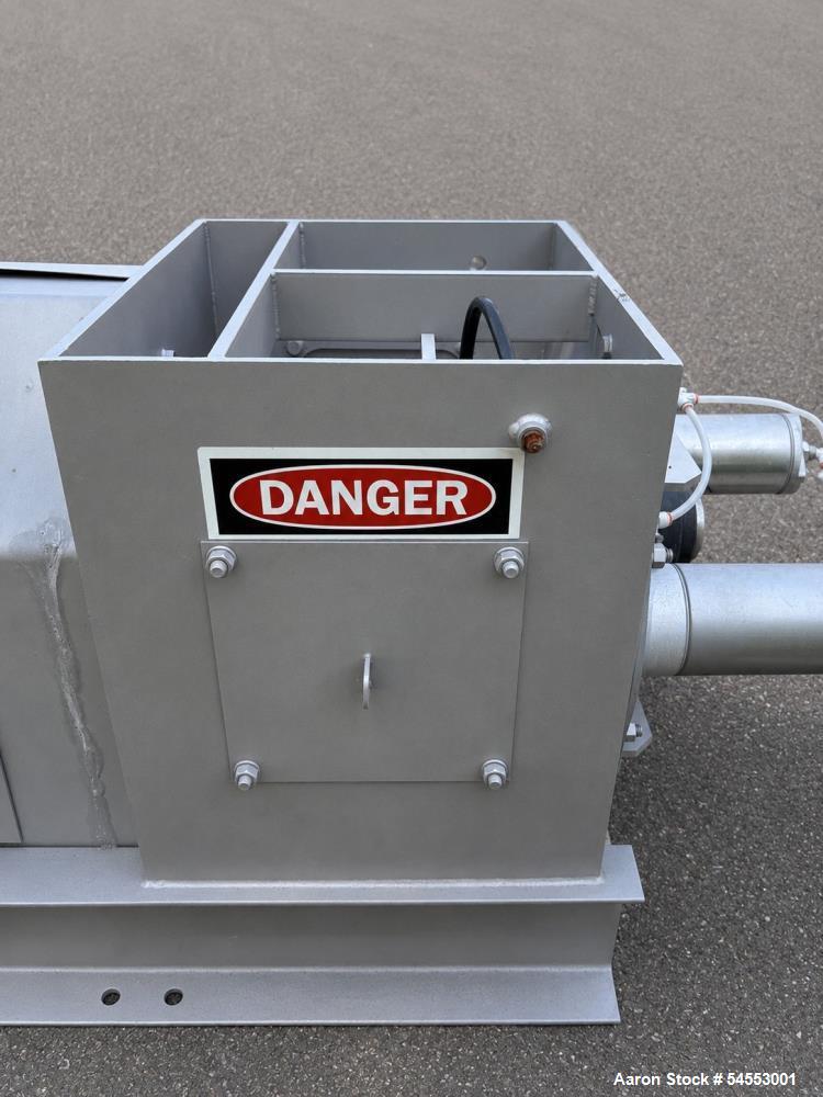 Used Vincent CP-6 Horizontal Screw Press – 6" Diameter Dewatering Press with 5 HP Drive, Refurbished Available