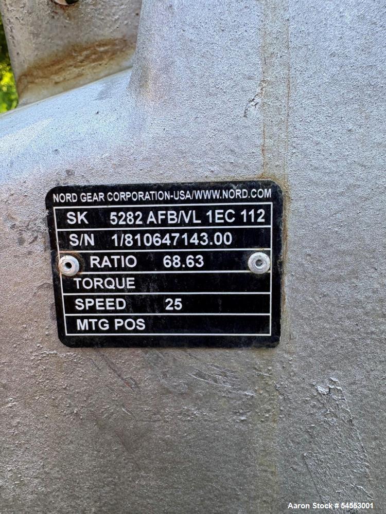 Used Vincent CP-6 Horizontal Screw Press – 6" Diameter Dewatering Press with 5 HP Drive, Refurbished Available