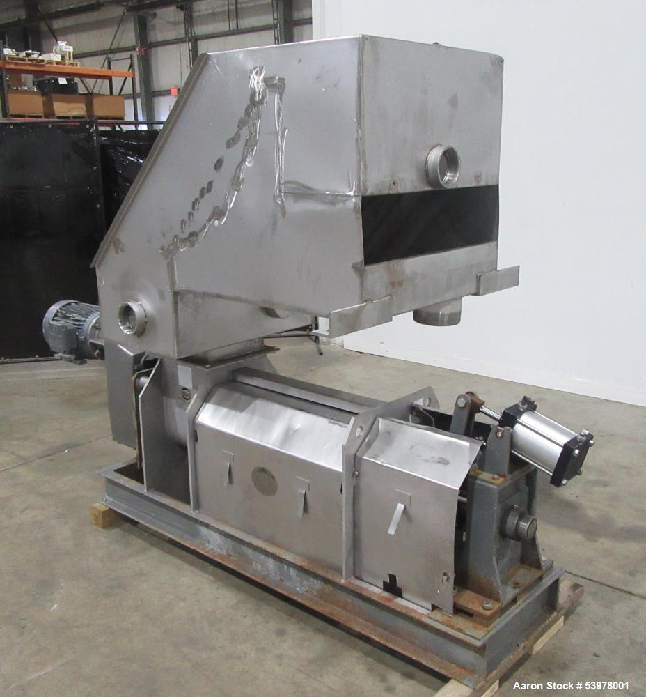 Used Vincent KP-10 Screw Press – 10" SS Screw, 7.5 HP, 10–100 GPM, Heavy-Duty Dewatering