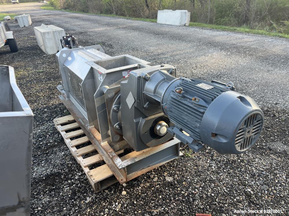 Used Vincent KP-10 Screw Press – 10" SS Screw, 7.5 HP, 10–100 GPM, Heavy-Duty Dewatering