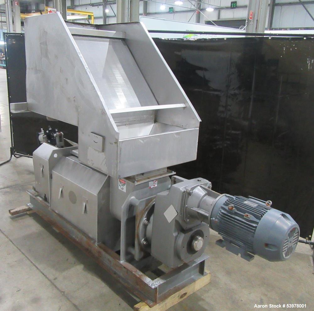 Used Vincent KP-10 Screw Press – 10" SS Screw, 7.5 HP, 10–100 GPM, Heavy-Duty Dewatering