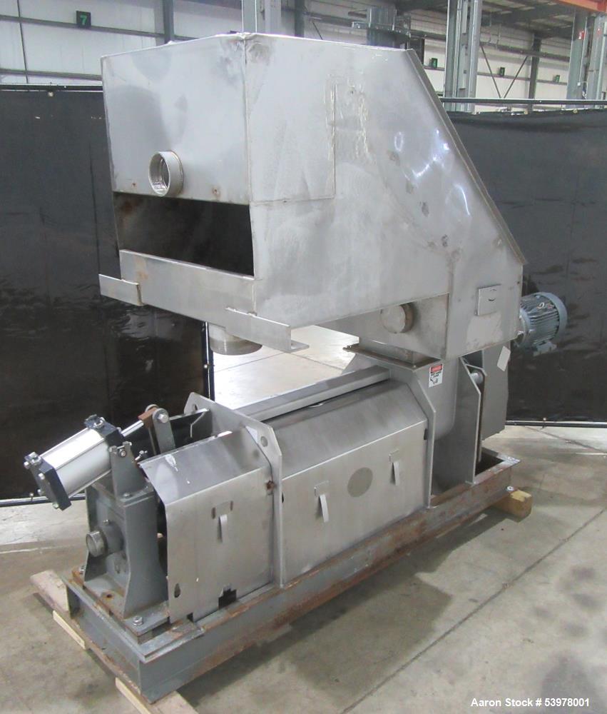 Used Vincent KP-10 Screw Press – 10" SS Screw, 7.5 HP, 10–100 GPM, Heavy-Duty Dewatering
