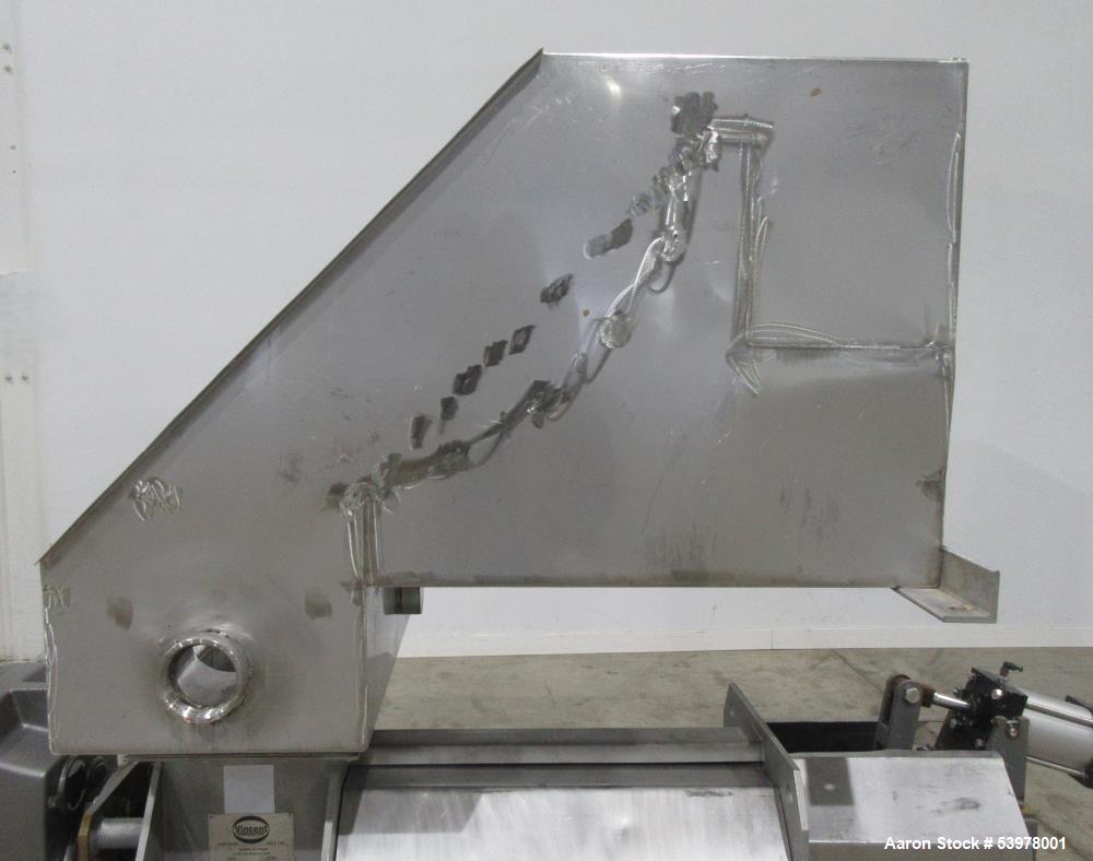 Used Vincent KP-10 Screw Press – 10" SS Screw, 7.5 HP, 10–100 GPM, Heavy-Duty Dewatering