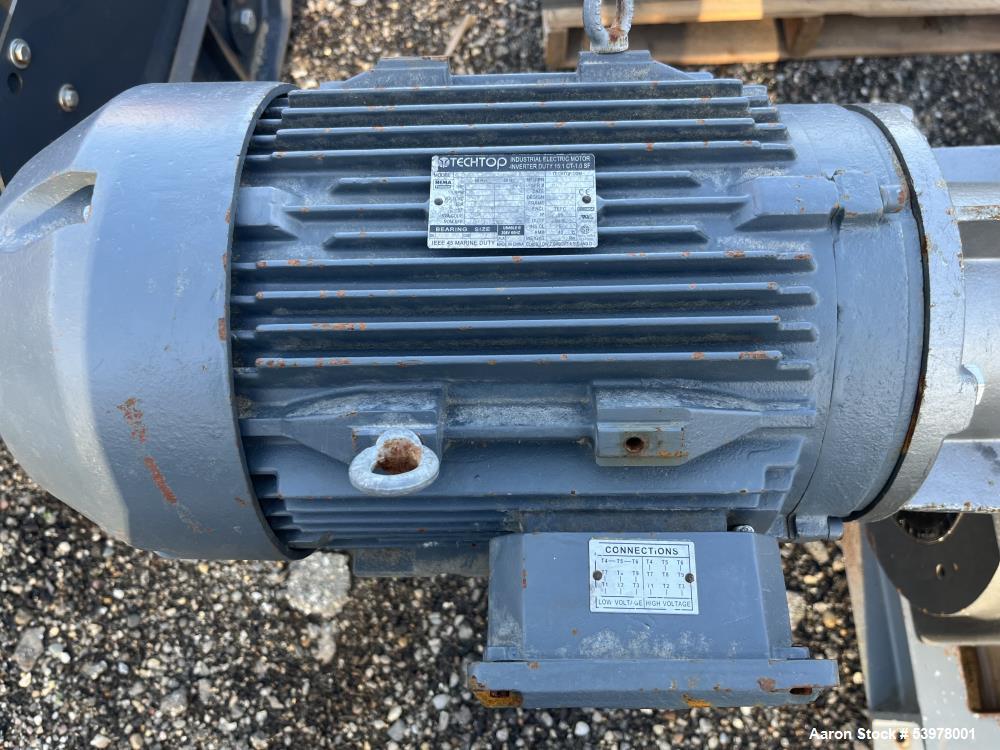 Used Vincent KP-10 Screw Press – 10" SS Screw, 7.5 HP, 10–100 GPM, Heavy-Duty Dewatering
