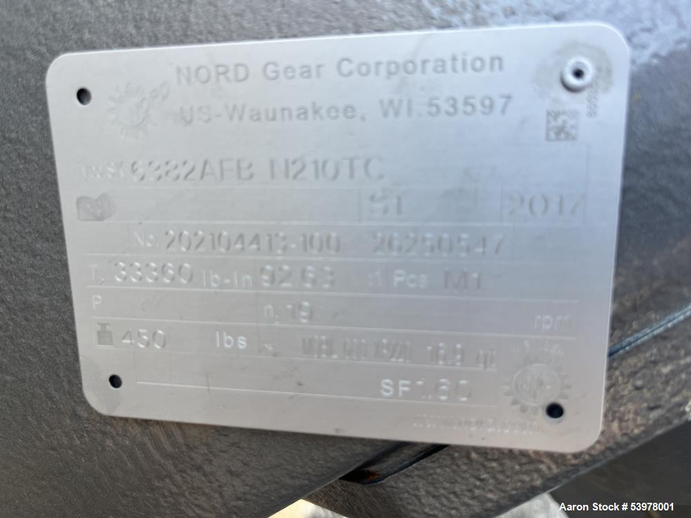 Used Vincent KP-10 Screw Press – 10" SS Screw, 7.5 HP, 10–100 GPM, Heavy-Duty Dewatering