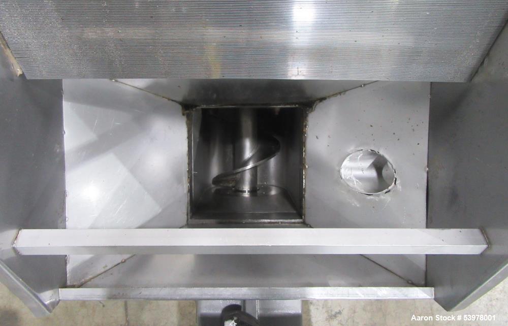 Used Vincent KP-10 Screw Press – 10" SS Screw, 7.5 HP, 10–100 GPM, Heavy-Duty Dewatering
