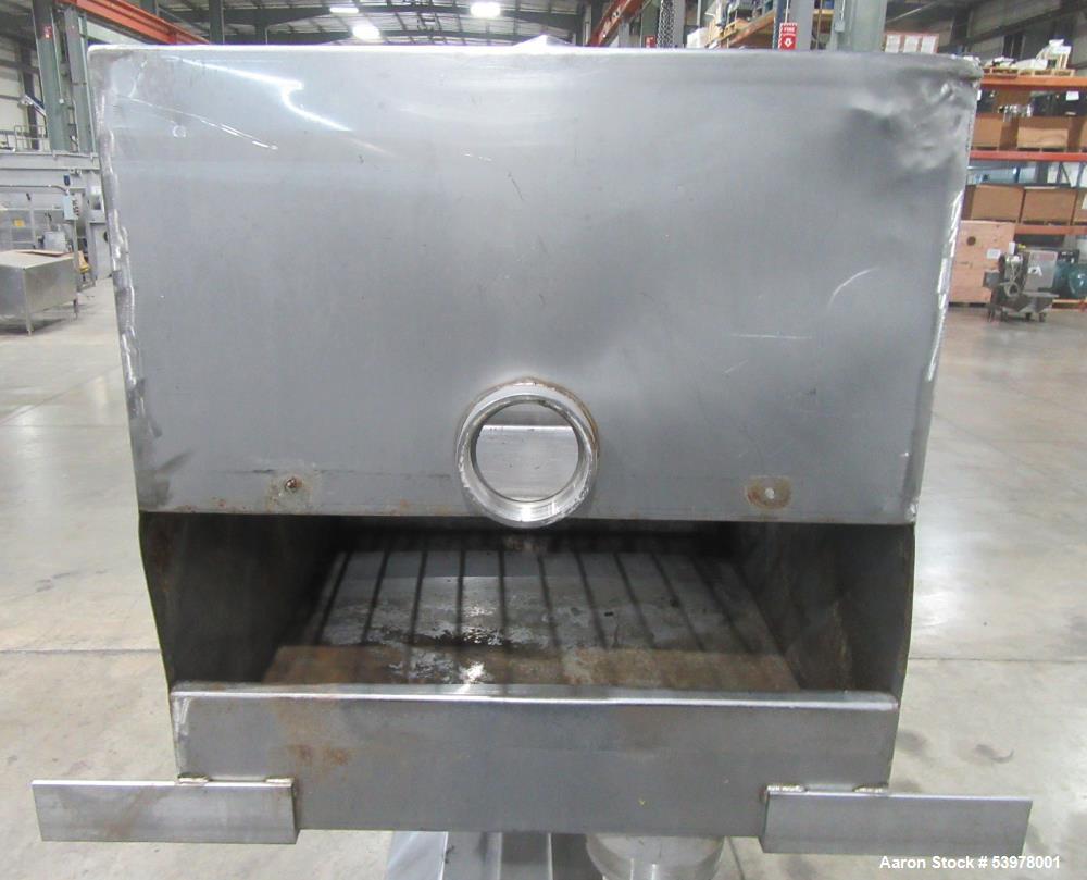 Used Vincent KP-10 Screw Press – 10" SS Screw, 7.5 HP, 10–100 GPM, Heavy-Duty Dewatering