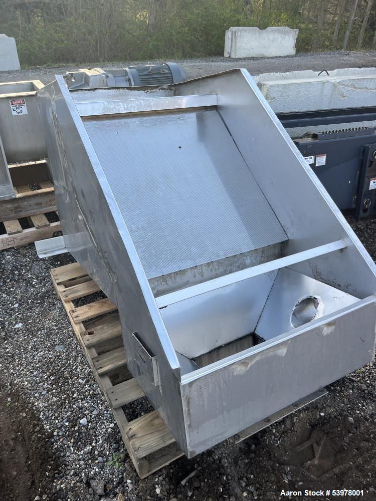 Used Vincent KP-10 Screw Press – 10" SS Screw, 7.5 HP, 10–100 GPM, Heavy-Duty Dewatering