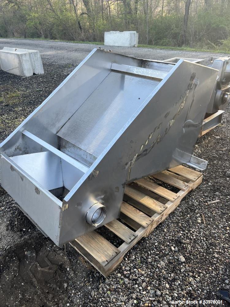 Used Vincent KP-10 Screw Press – 10" SS Screw, 7.5 HP, 10–100 GPM, Heavy-Duty Dewatering