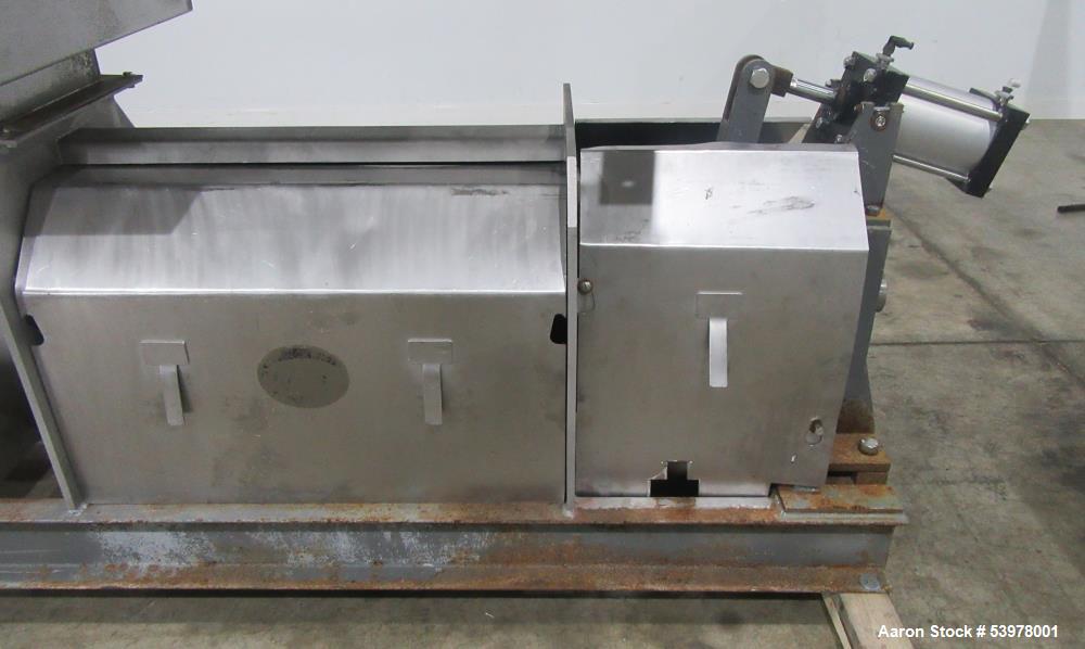 Used Vincent KP-10 Screw Press – 10" SS Screw, 7.5 HP, 10–100 GPM, Heavy-Duty Dewatering