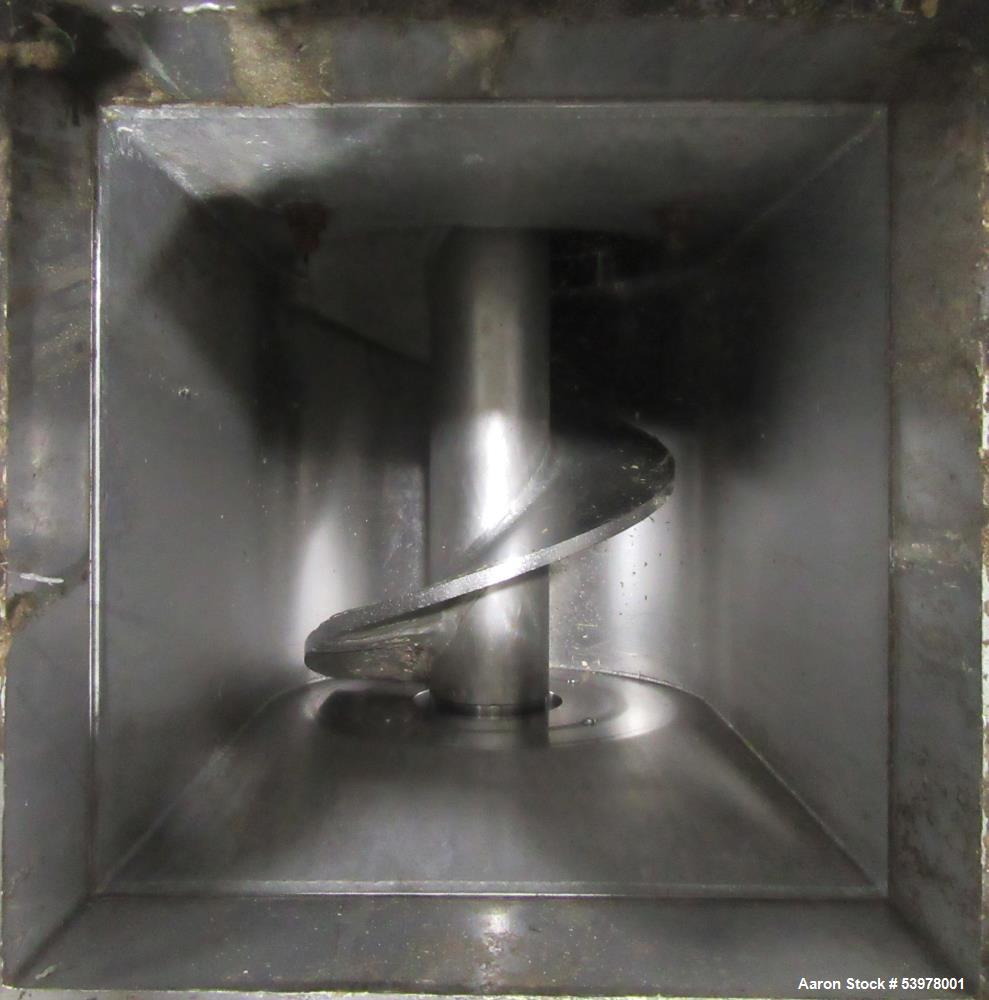 Used Vincent KP-10 Screw Press – 10" SS Screw, 7.5 HP, 10–100 GPM, Heavy-Duty Dewatering