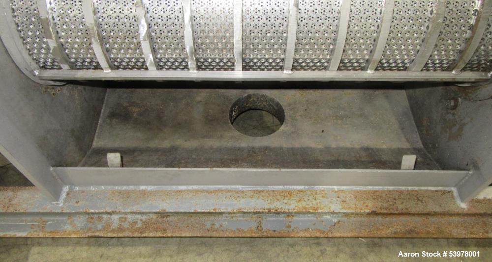 Used Vincent KP-10 Screw Press – 10" SS Screw, 7.5 HP, 10–100 GPM, Heavy-Duty Dewatering