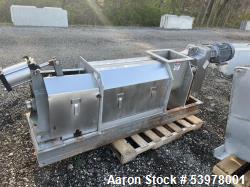 Used Vincent KP-10 Screw Press – 10" SS Screw, 7.5 HP, 10–100 GPM, Heavy-Duty Dewatering