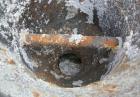 USED: Screw press, carbon steel. Approximate 6
