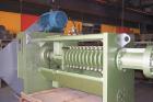 USED: Alloy mechanical screw press, carbon steel. 12' OAL x 45