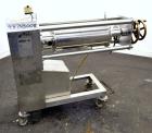 Used Arai Machinery Horizontal Filter Screw Press, Model MM-2, 316 Stainless Steel. Designed for continuous solid-liquid separation filtration. Consists of (1) approximately 6” diameter x 24” long M-...