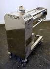 Used Arai Machinery Horizontal Filter Screw Press, Model MM-2, 316 Stainless Steel. Designed for continuous solid-liquid separation filtration. Consists of (1) approximately 6” diameter x 24” long M-...