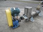 Used- Black Clawson /Kadant Tapered Screw Dewatering Press, Model S2302.