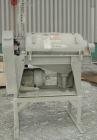 USED: Brown International pulper finisher dewatering separator, model 202, 304 stainless steel. Approximate 16