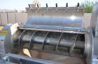 Used Brown International Extractor Finisher De-Watering Separator, Model 2503, Stainless Steel. Input capacity up to 200 gallons per minute depending on product. Approximate 12