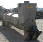 Used- Stainless Steel Continental Conveyor & Machine Works Dewatering Screw Conv